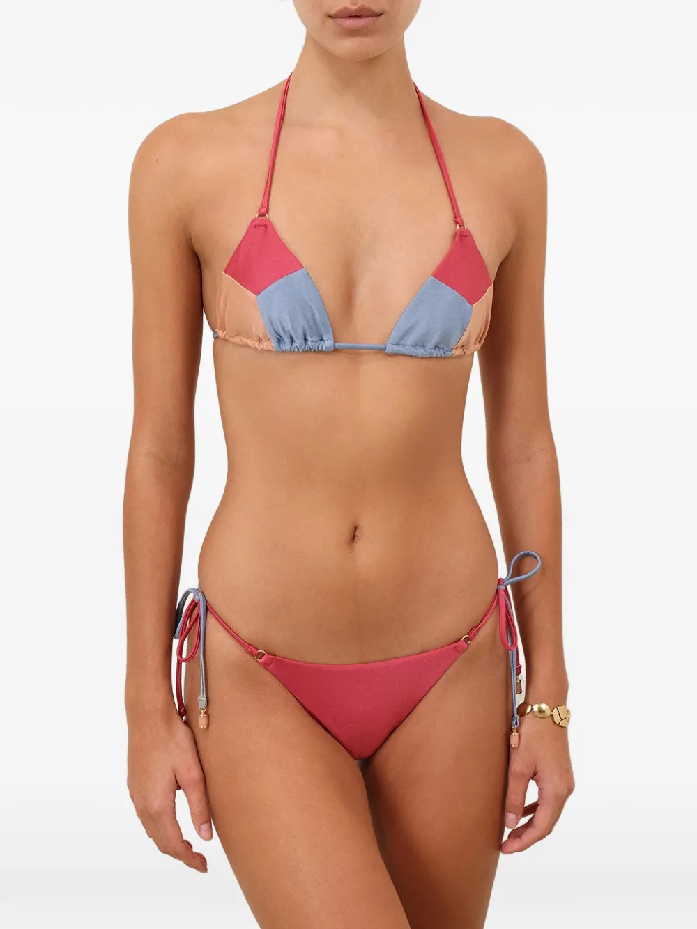 ZIMMERMANN Bikini met striksluiting Roze