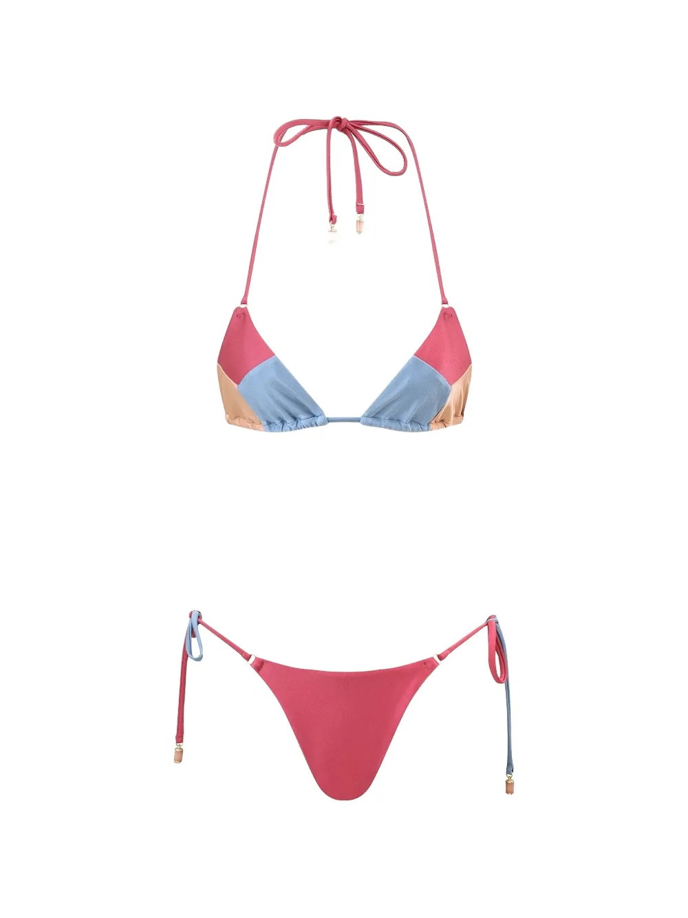 ZIMMERMANN Bikini met striksluiting Roze