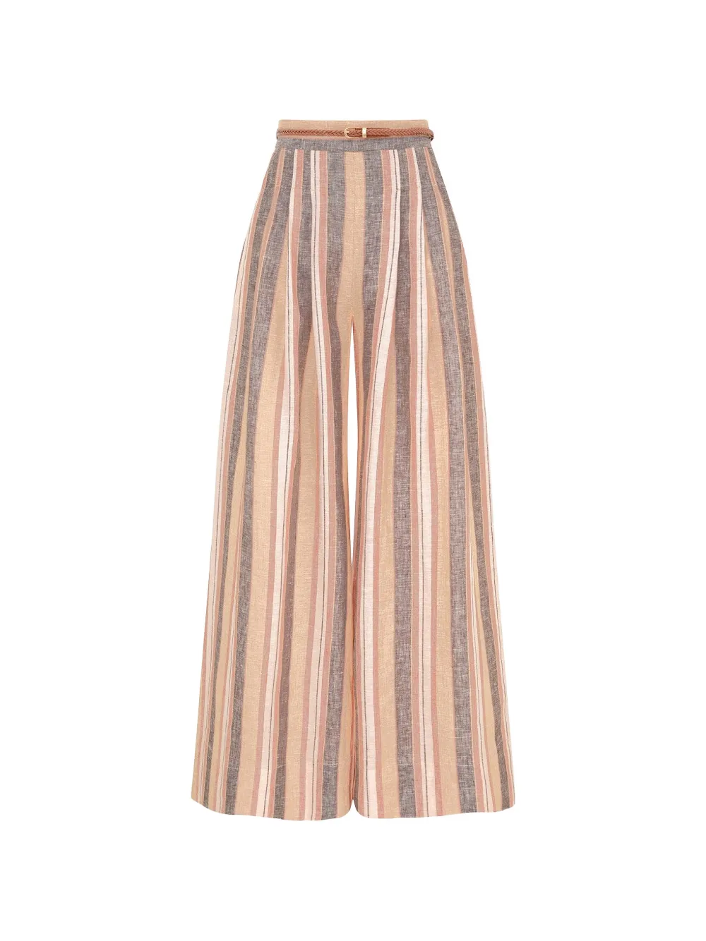 ZIMMERMANN Wanderlust striped trousers - Nude