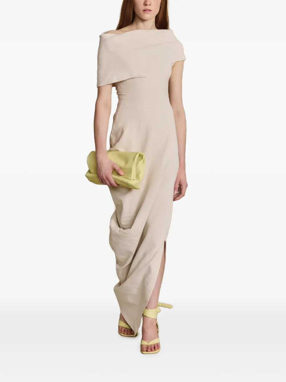 Cortana draped maxi dress