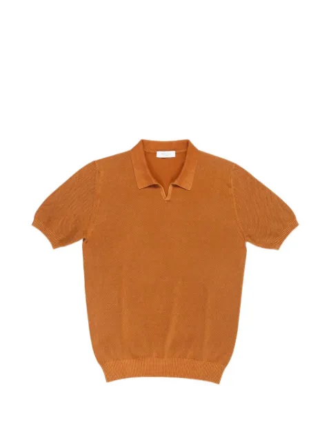 Boglioli fine-knit polo shirt