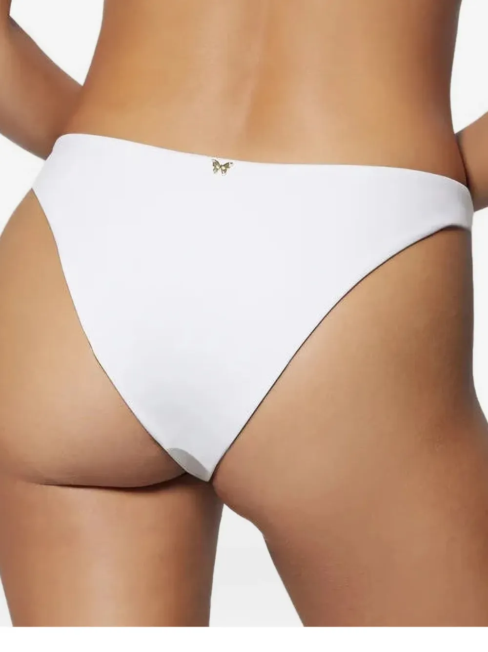 Kiki de Montparnasse Echauffe Swim bikinislip Wit