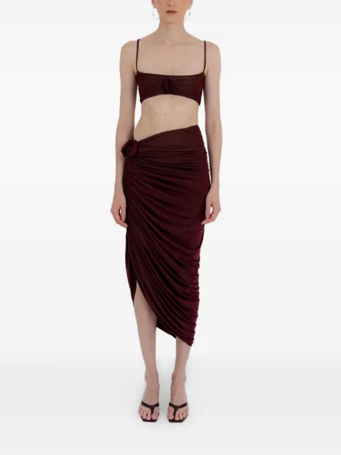 Maygel Coronel Medusa draped skirt set