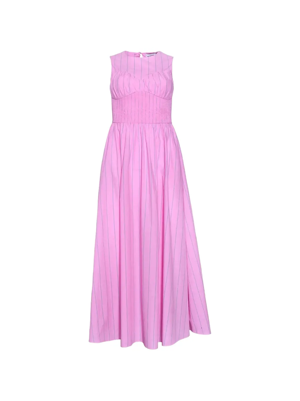 Hunter Bell Lauren striped shirred dress - Rosa