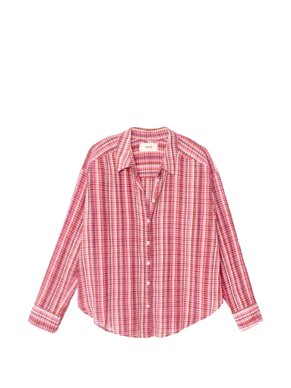 Xirena plaid button-down shirt - Rosa