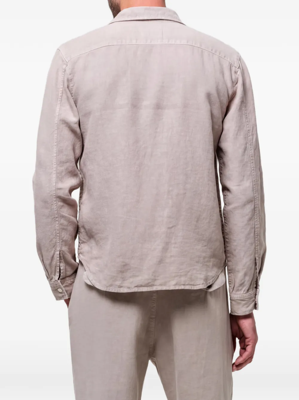 Citizens of Humanity Patch-pocket Long-sleeve Shirt in Neutrals, view 5