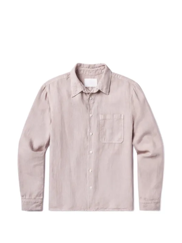 Citizens of Humanity Patch-pocket Long-sleeve Shirt in Neutrals