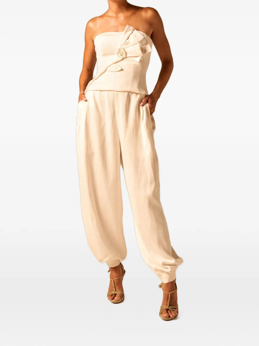 JBQ side-pocket trousers - Toni neutri