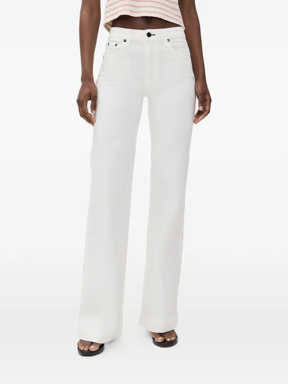 ASKK NY button-up jeans - Bianco