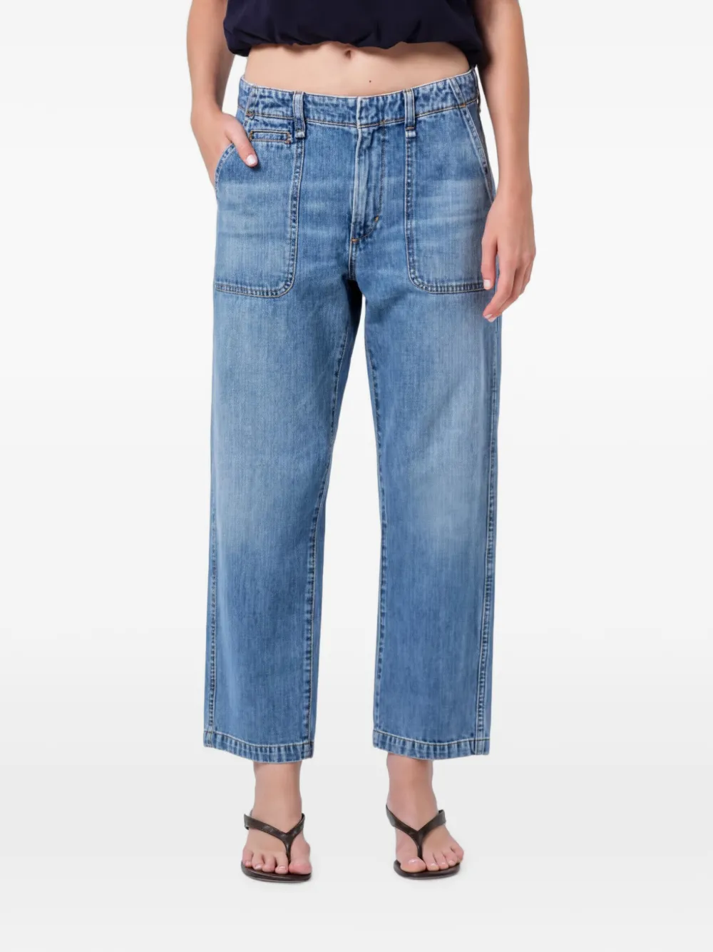 Citizens of Humanity patch pocket denim jeans - Blu