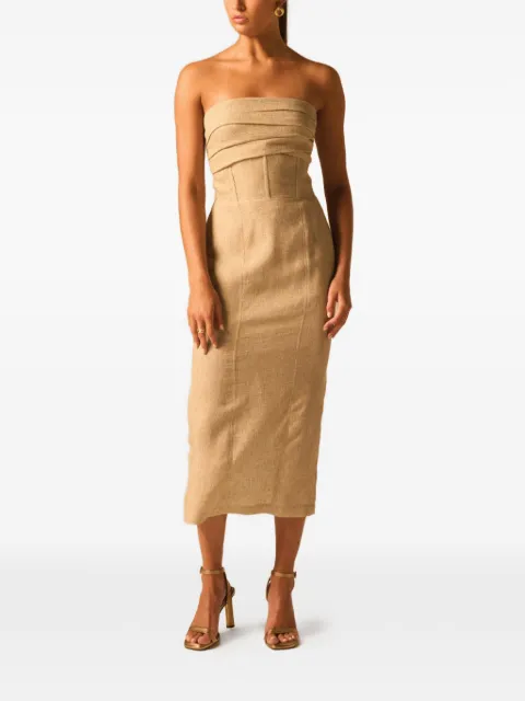 JBQ Bellucci strapless midi dress