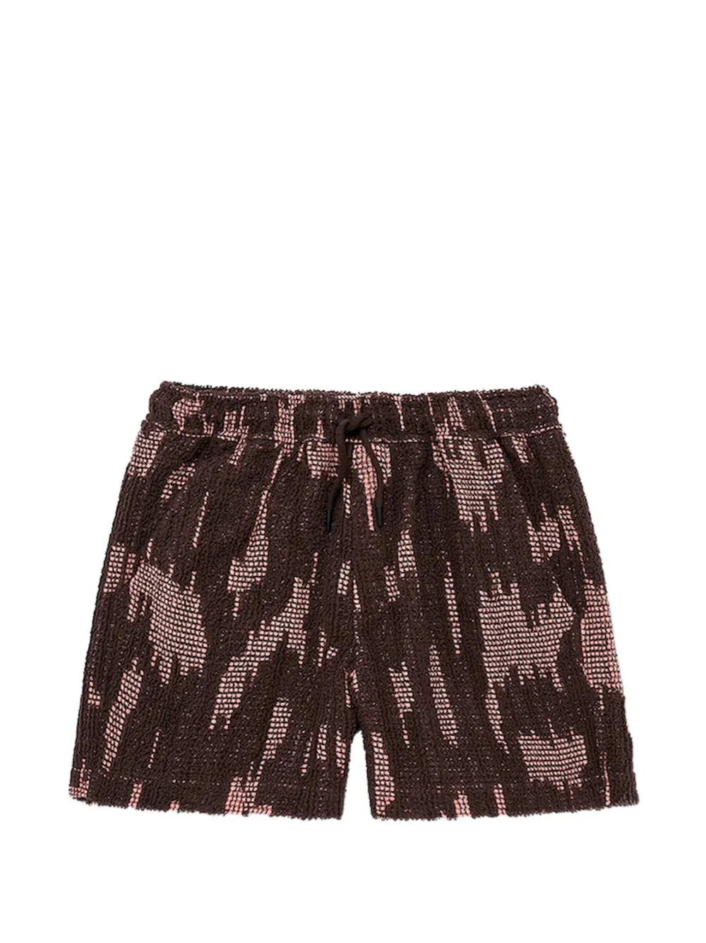 OAS Company Shorts met patroon Bruin