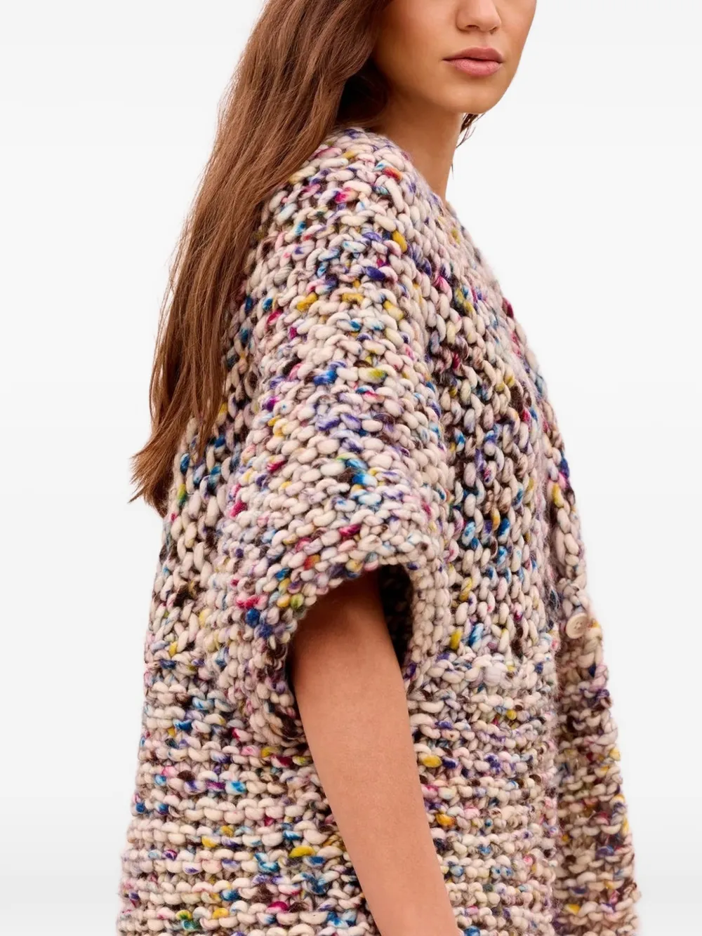 Mes Demoiselles Stami vest met korte mouwen Roze