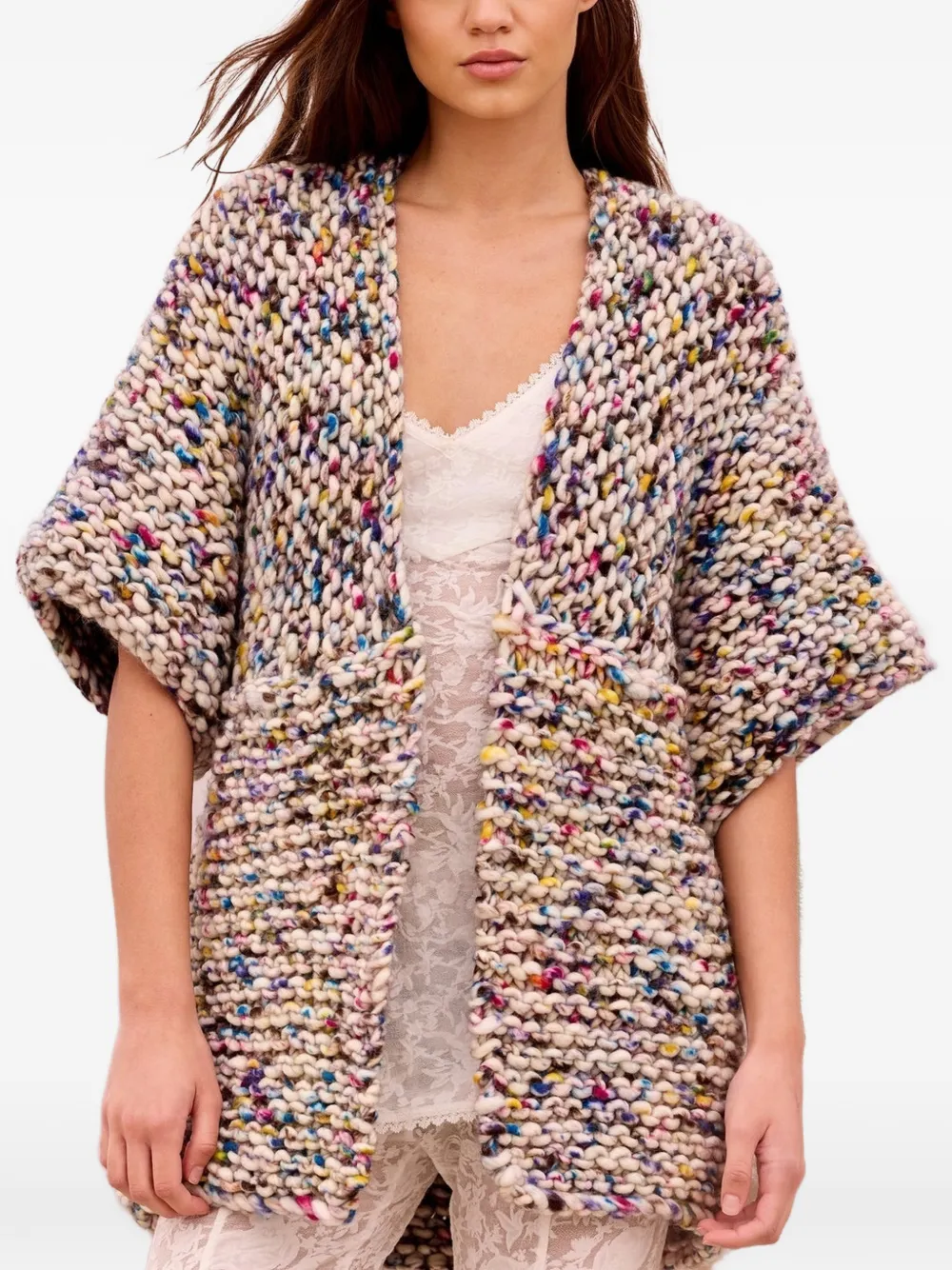Mes Demoiselles Stami vest met korte mouwen Roze