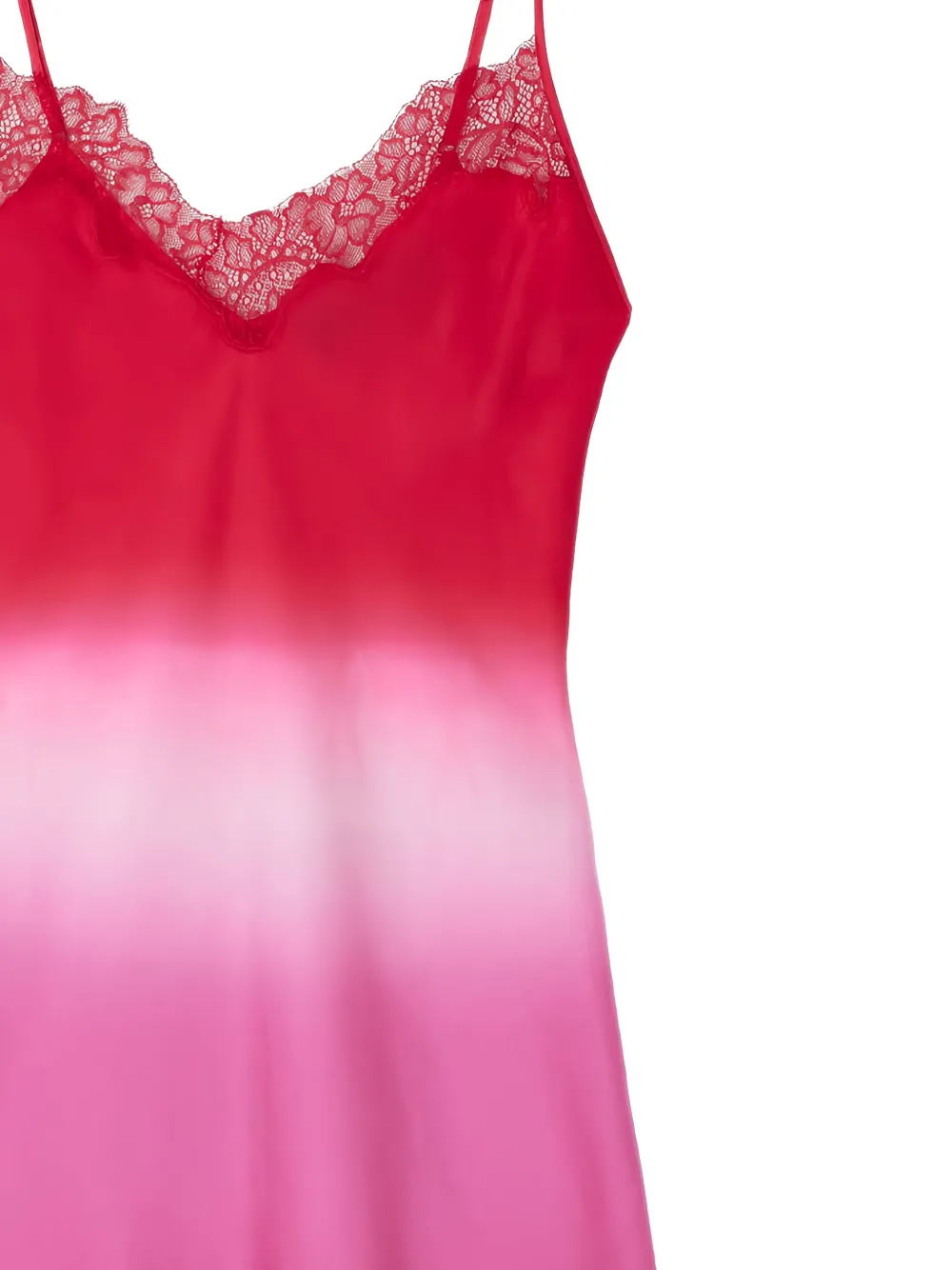 Mes Demoiselles Tina mini-jurk met afwerking van kant Roze