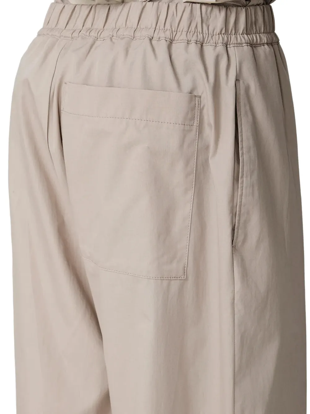 Officine Generale Nilson pantalon met trekkoordtaille Beige