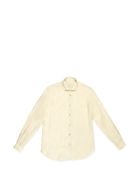 Boglioli striped long-sleeve shirt