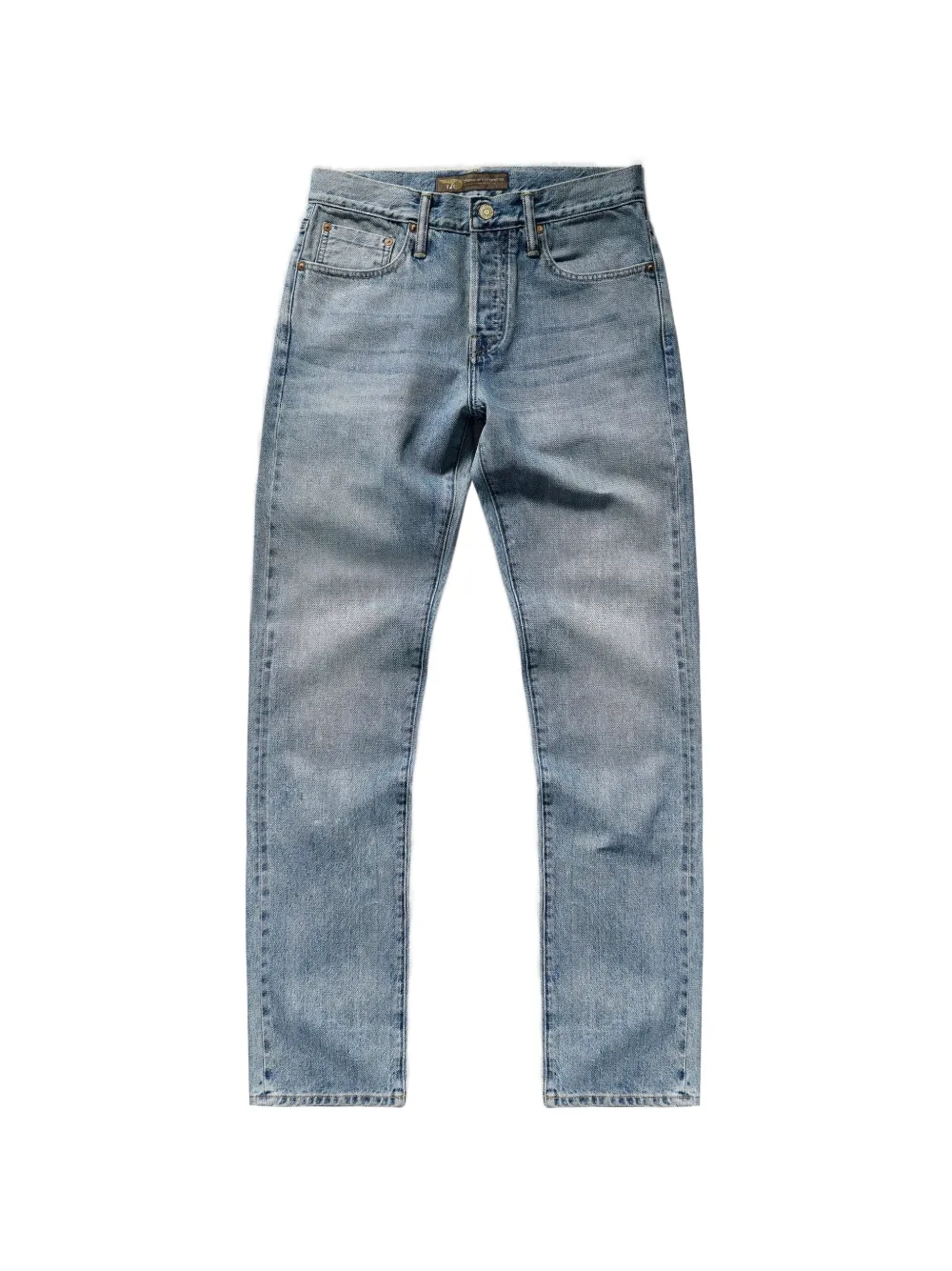 Seven logo-patch jeans - Blu