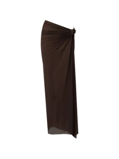 Maygel Coronel knotted ruched skirt