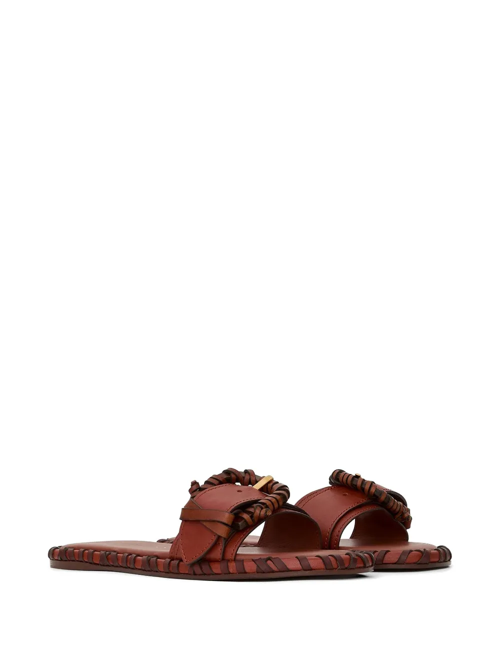 ZIMMERMANN buckle-detail sandals Bruin