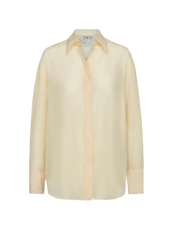 Twp Buttoned Collared Shirt in Yellow