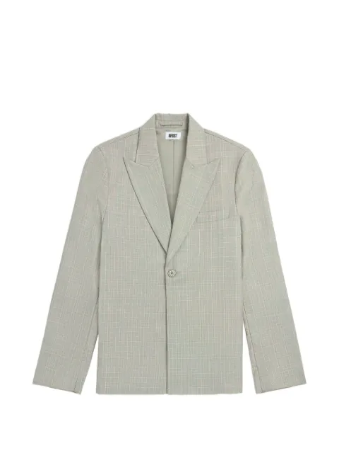 KROST checked single-breasted blazer