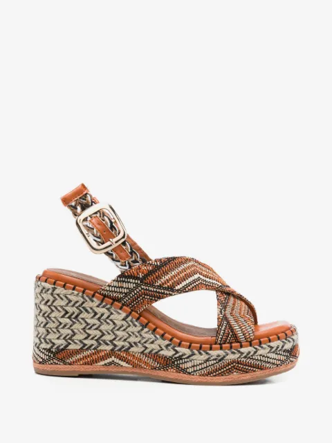 CAFèNOIR crossover espadrilles