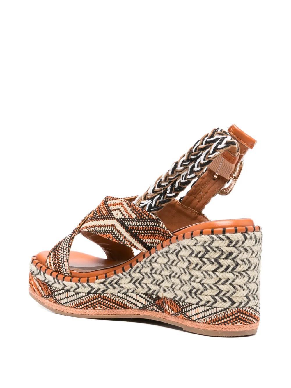 CAFèNOIR crossover espadrilles Oranje