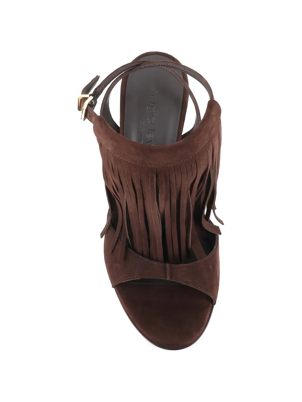 Sergio Levantesi Sandalen met franje Bruin