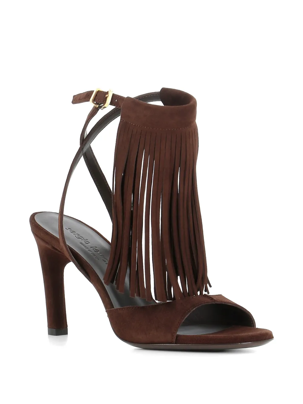 Sergio Levantesi Sandalen met franje Bruin
