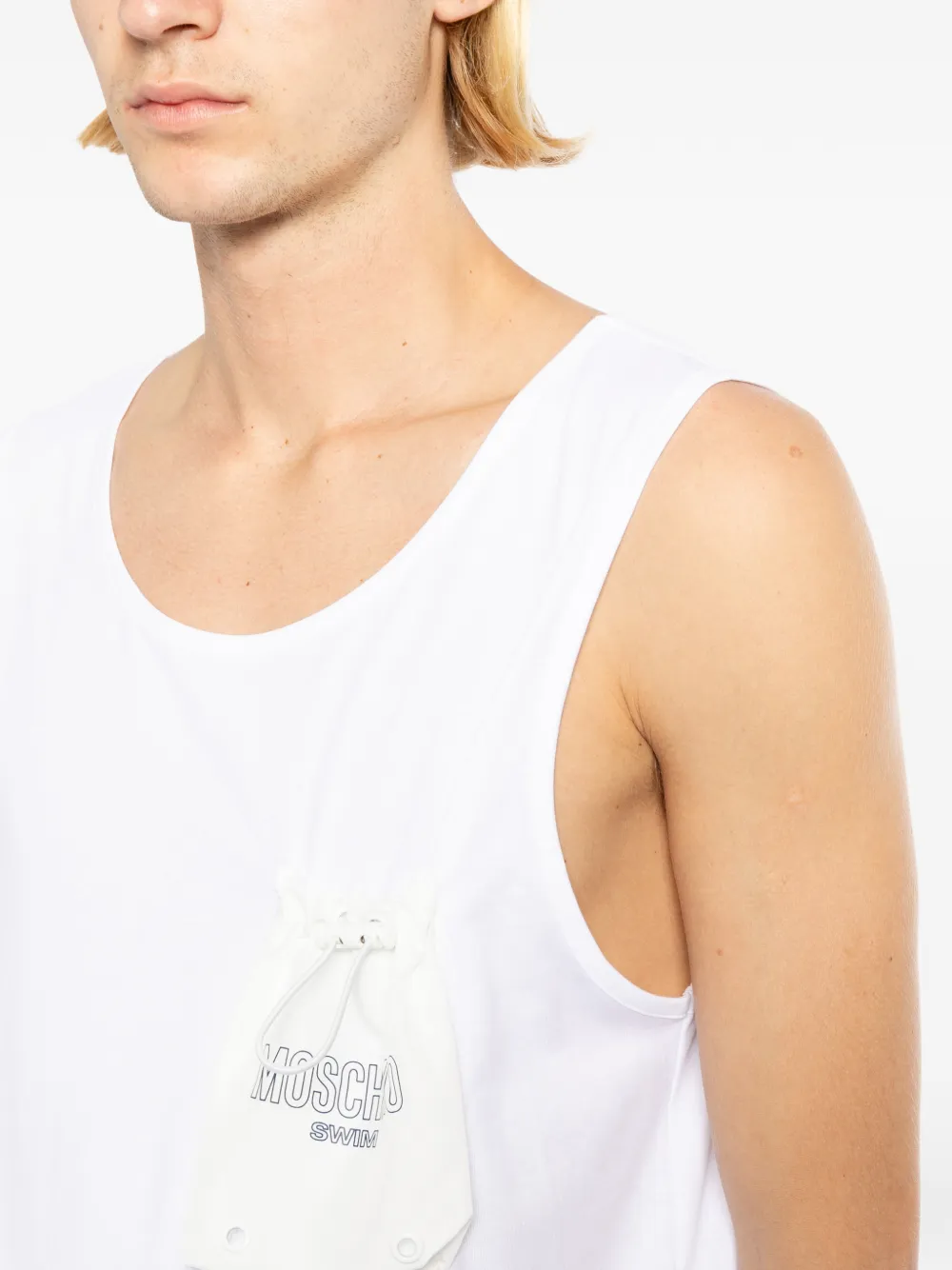 Moschino Spencer met zakdetail Wit