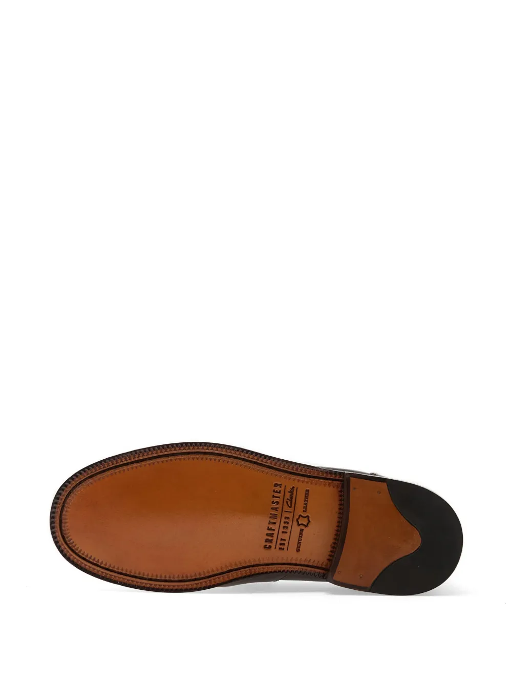 Clarks Craft James Lo loafers met krokodillen-reliëf Bruin
