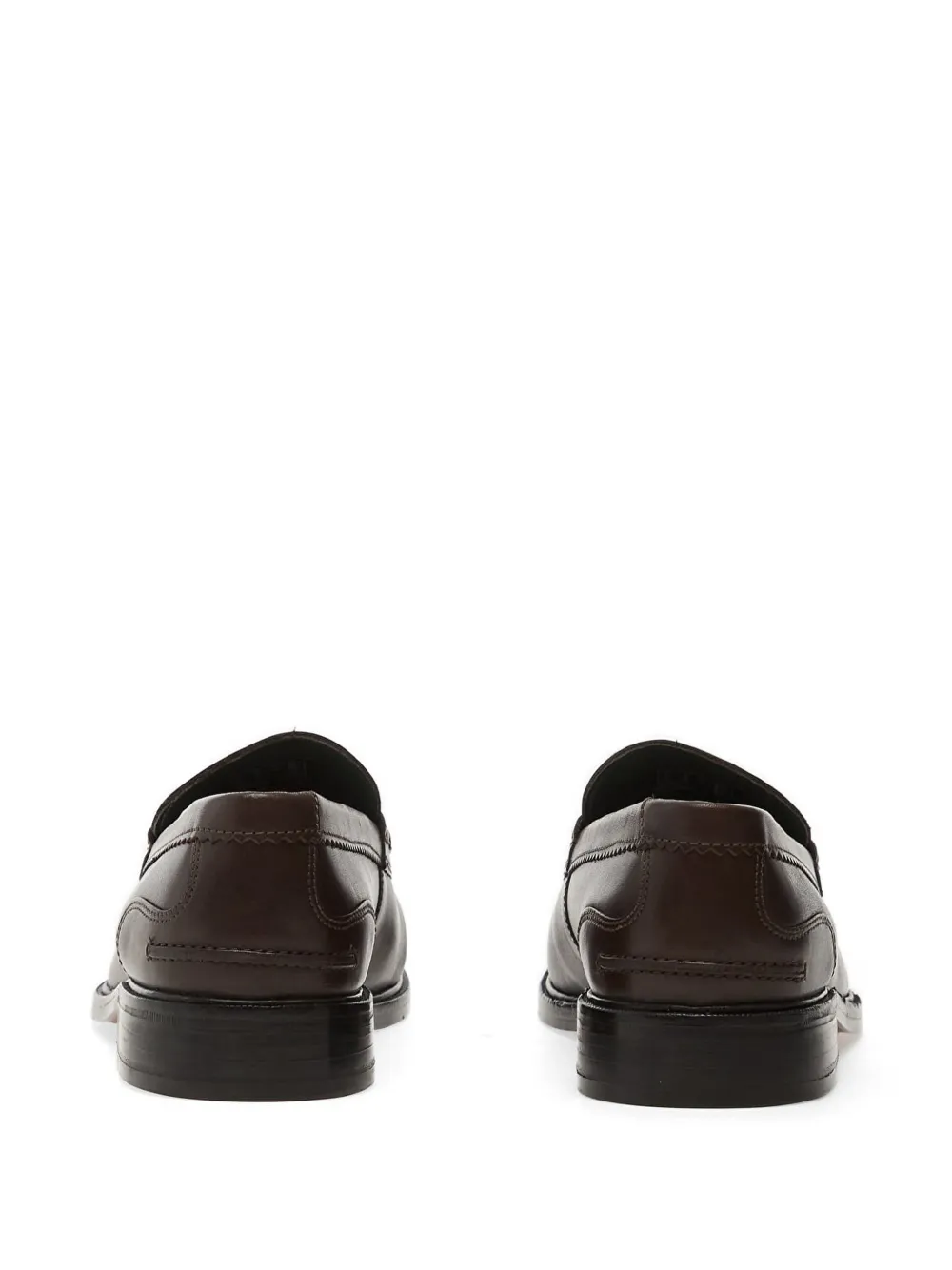 Clarks Craft James Lo loafers met krokodillen-reliëf Bruin