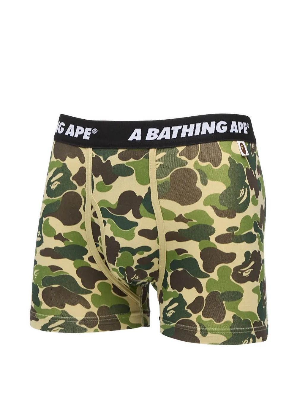 A BATHING APE® abc camouflage trunks - Verde