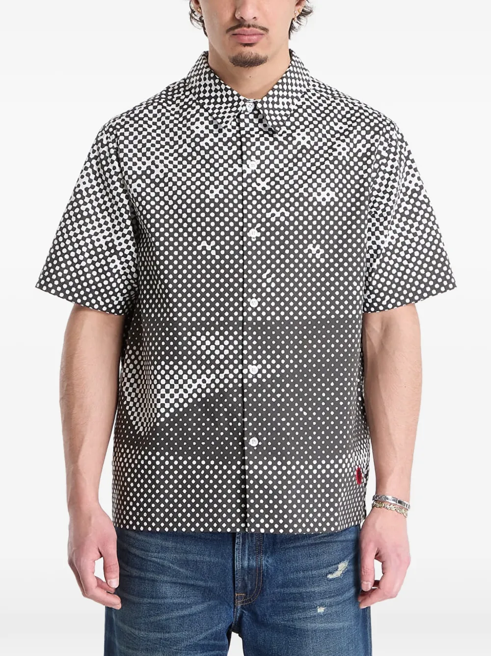 Billionaire Boys Club - Ice Cream - burger print shirt - men - Cotton - XXL - Grey · XXL