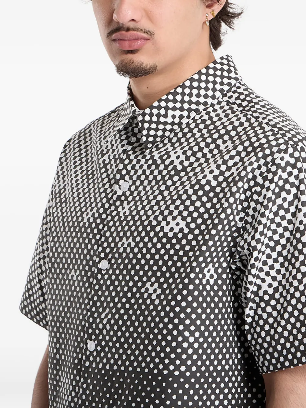 Billionaire Boys Club Ice Cream Overhemd met burgerprint Grijs