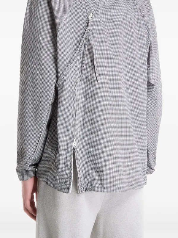 Post Archive Faction Opening Hooded Zip Jacket | Grey | FARFETCH AO