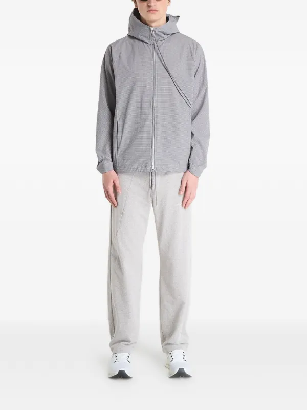Post Archive Faction Opening Hooded Zip Jacket | Grey | FARFETCH AO
