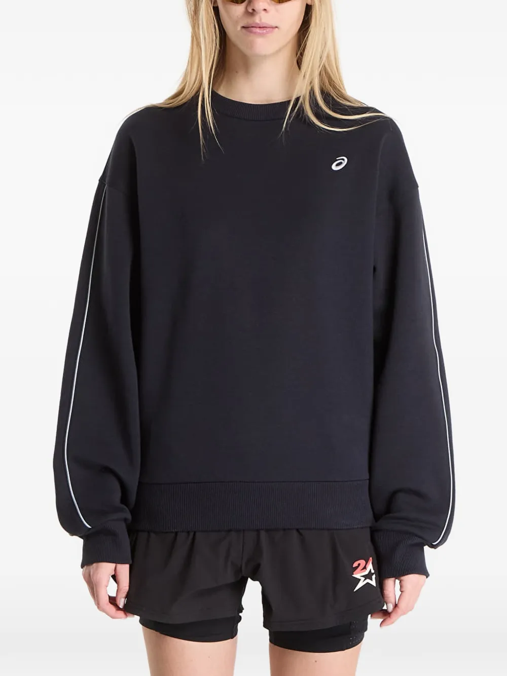 ASICS Track Club Heritage sweater Zwart