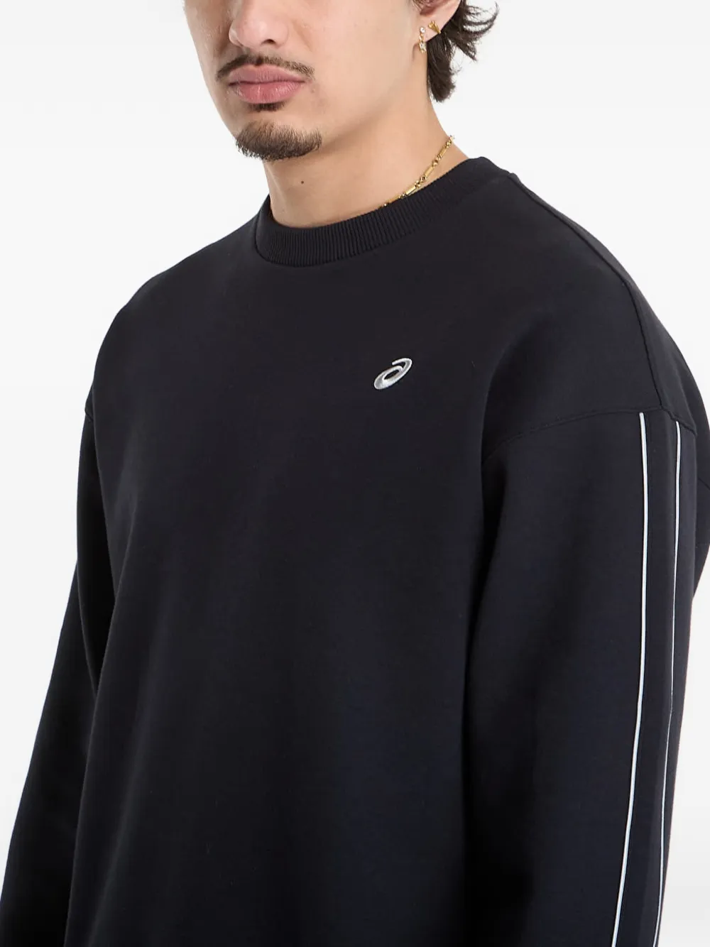 ASICS Track Club Heritage sweater Zwart