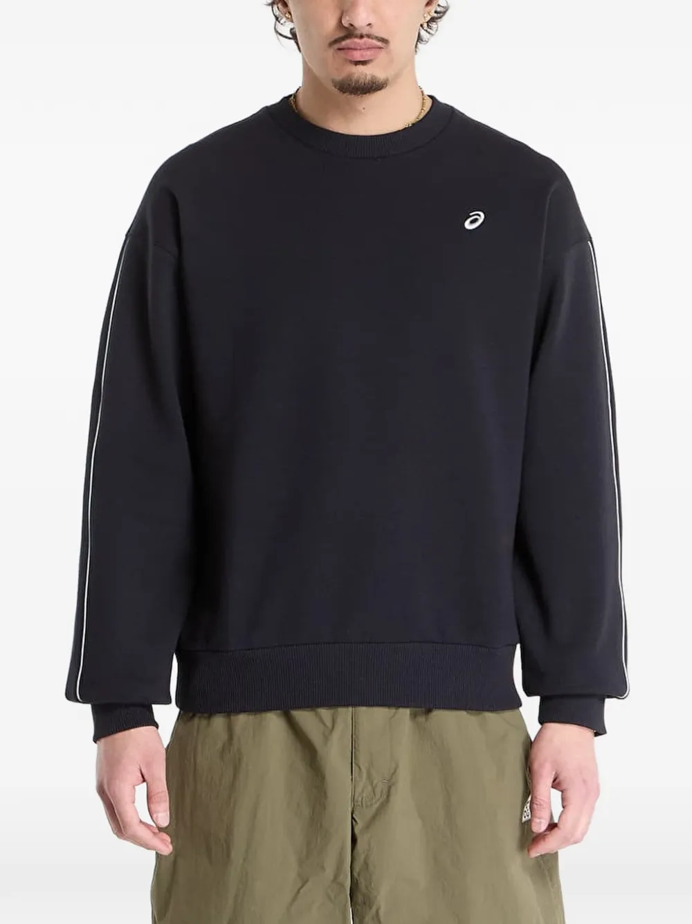 ASICS Track Club Heritage sweater Zwart