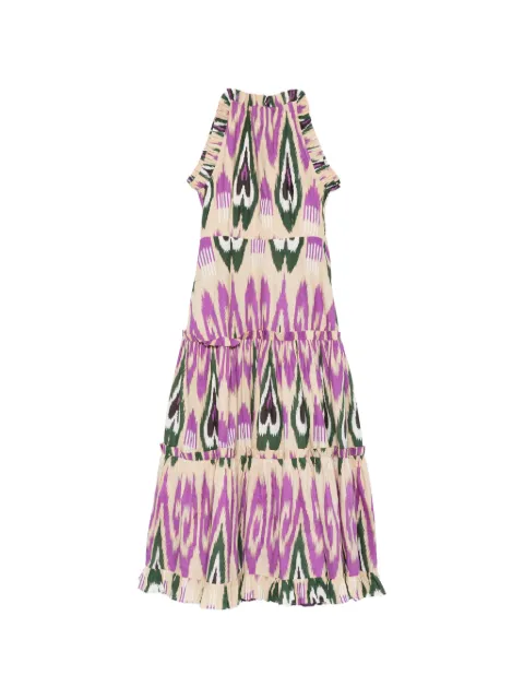 PHILIPPA 1970 Shiloh ikat-print maxi dress