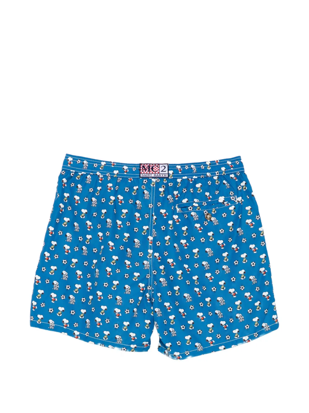 MC2 Saint Barth x Peanuts zwembroek met trekkoord Blauw