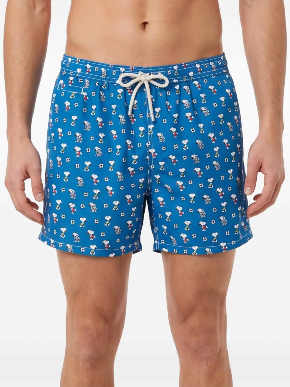MC2 Saint Barth x Peanuts zwembroek met trekkoord Blauw