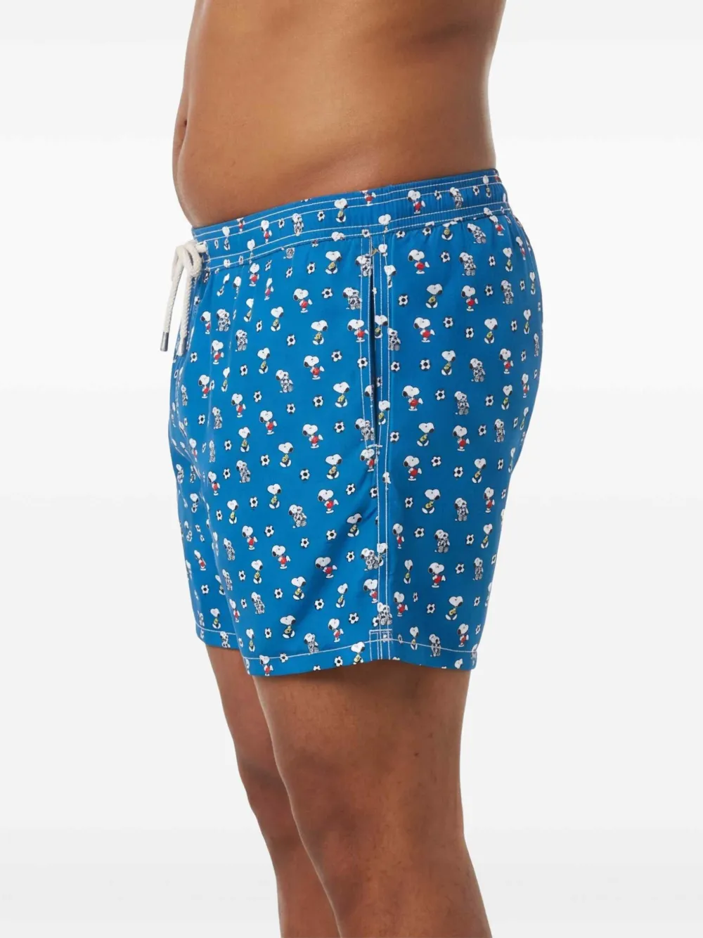 MC2 Saint Barth x Peanuts zwembroek met trekkoord Blauw