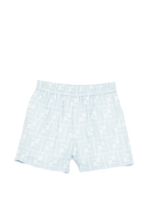 Fendi Kids shorts con logo FF en jacquard