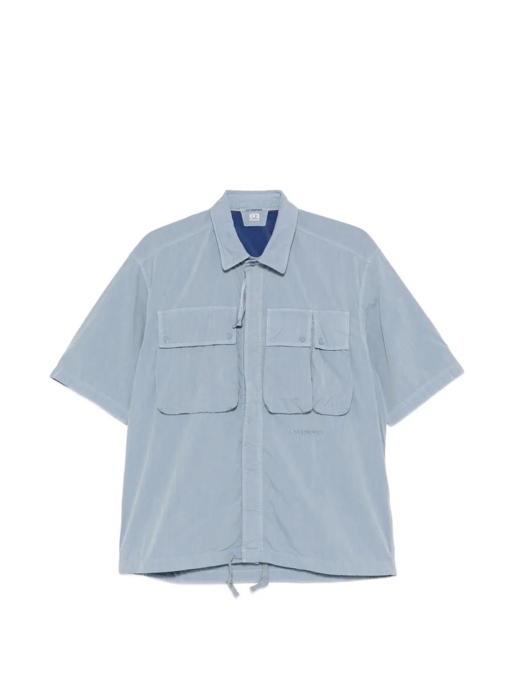 C.P. Company multi-pocket short-sleeve shirt - Blau