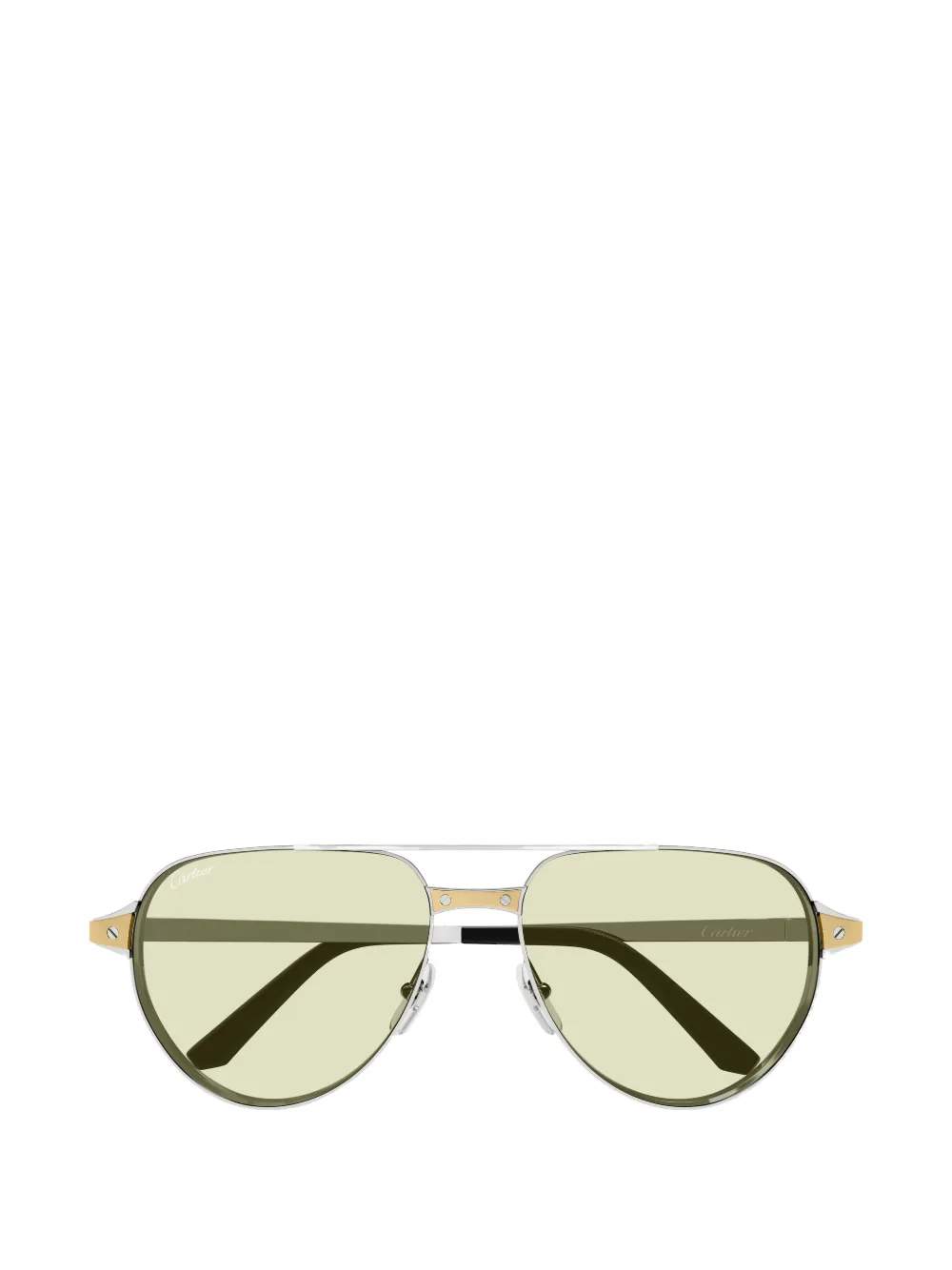 Cartier Eyewear pilot-frame sunglasses - Argento