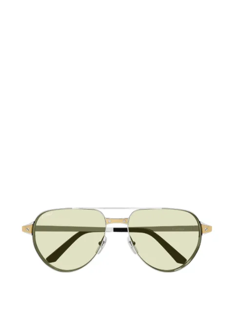Cartier Eyewear pilot-frame sunglasses