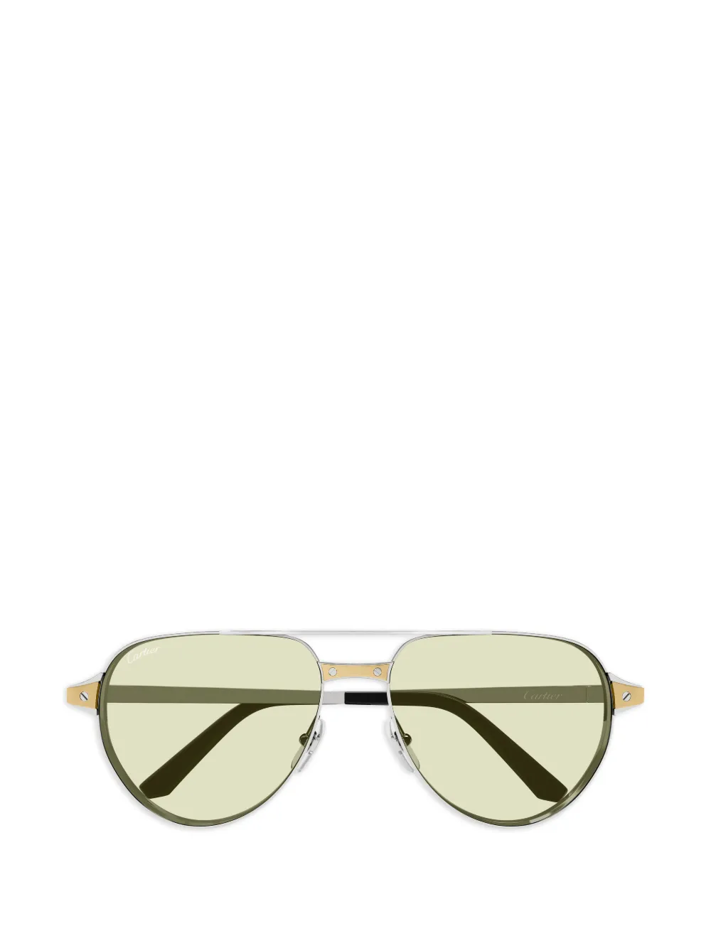 Cartier Eyewear pilot-frame sunglasses - Silber